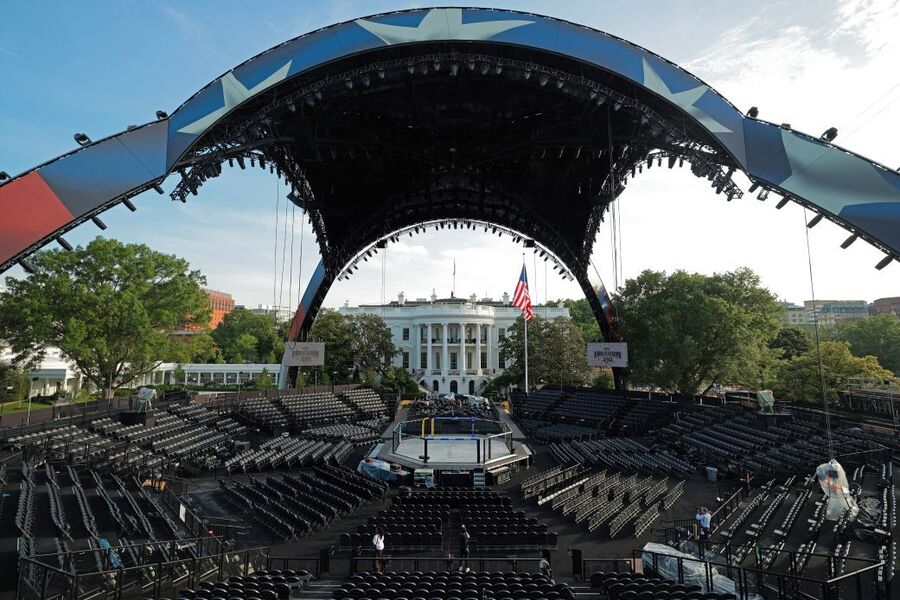 Click to enlarge ufc white house