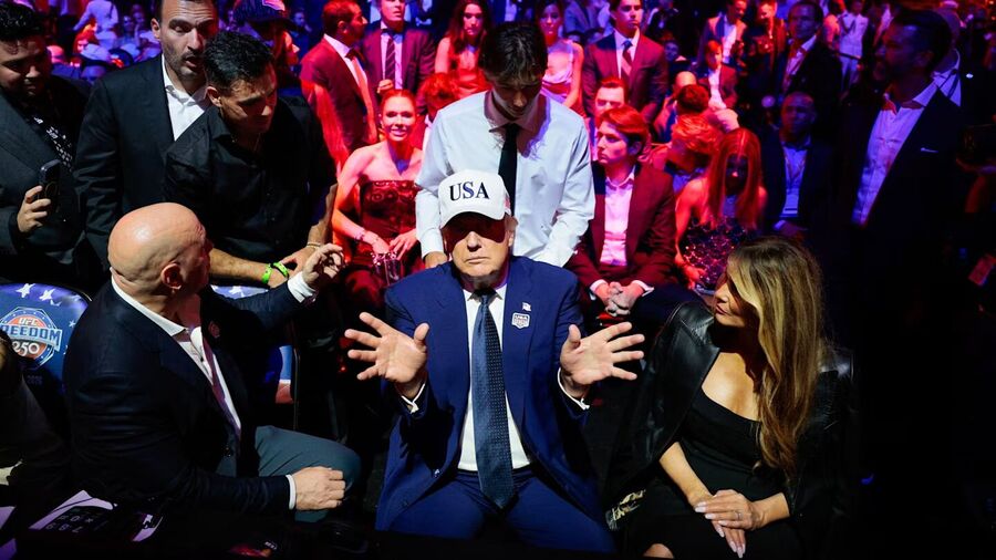 trump dana white UFC