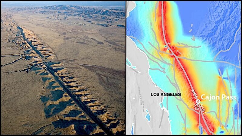 Click to enlarge Earthquake faults California
