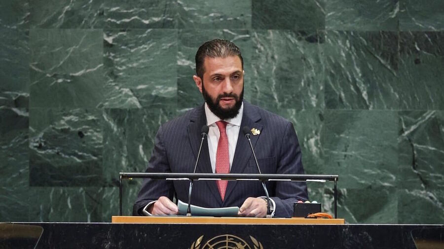 Click to enlarge ahmed al sharaa united nations