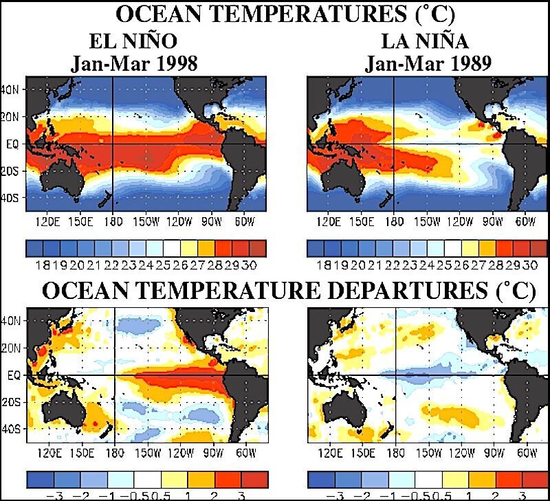 Click to enlarge 4 ocean temp maps