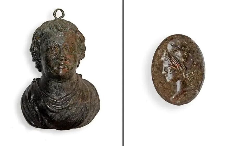 roman jewelry bath house netherlands