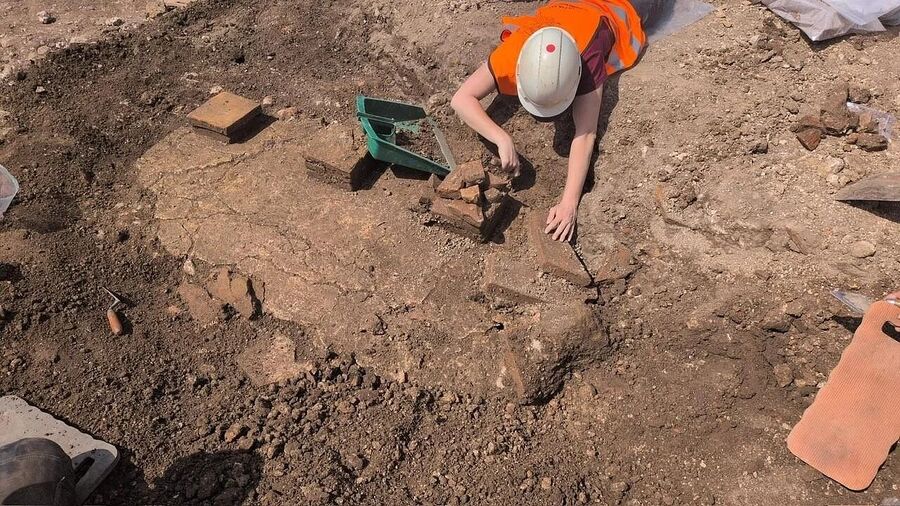 excavation roman bath house netherlands