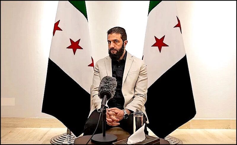 Click to enlarge Ahmad al-Sharaa