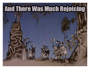 Click to enlarge Rejoicing