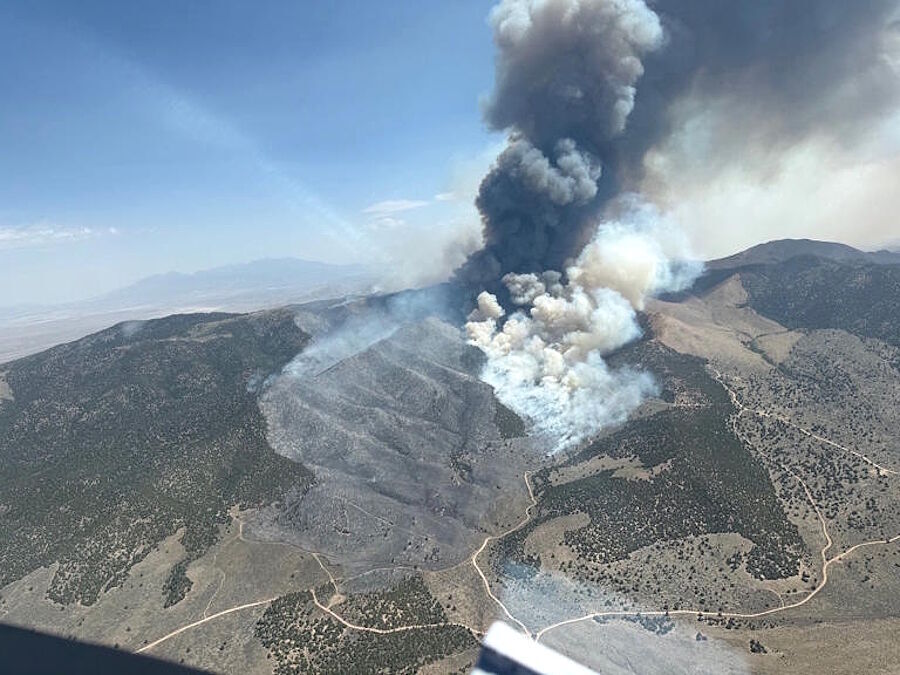 wildfire Eureka utah