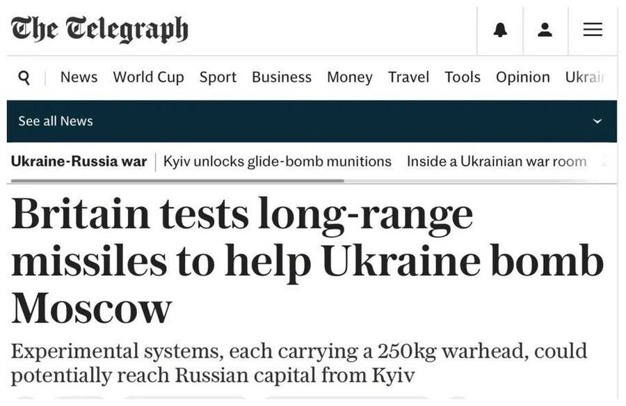 Click to enlarge Telegraph Arcticle