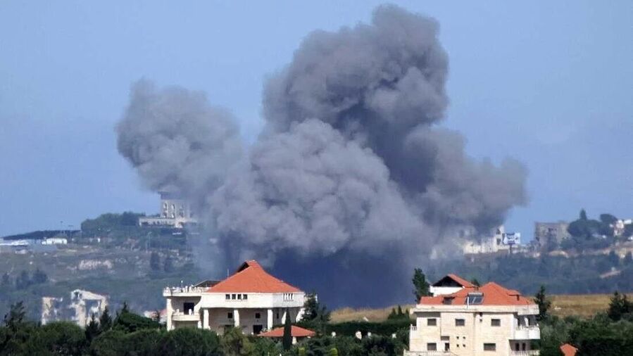 Click to enlarge israel bomb lebanon village 2026