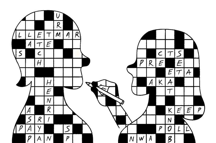 crossword puzzle graphic