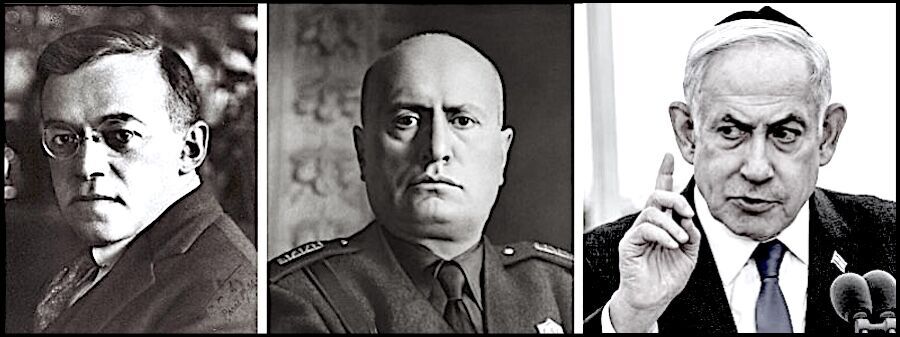 Jabotinski Mussolini Netanyahu
