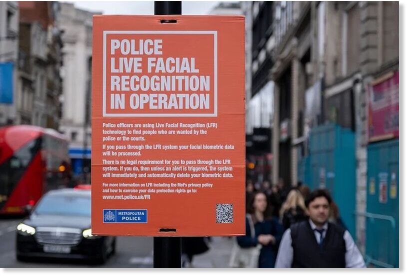 london facial recognition