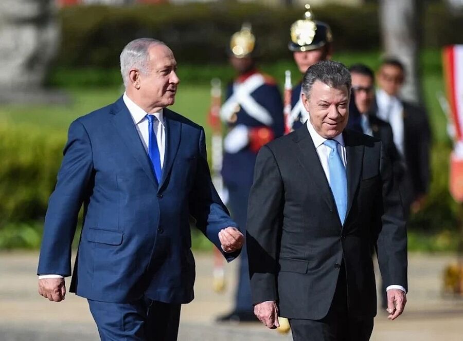 netanyahu santos colombia