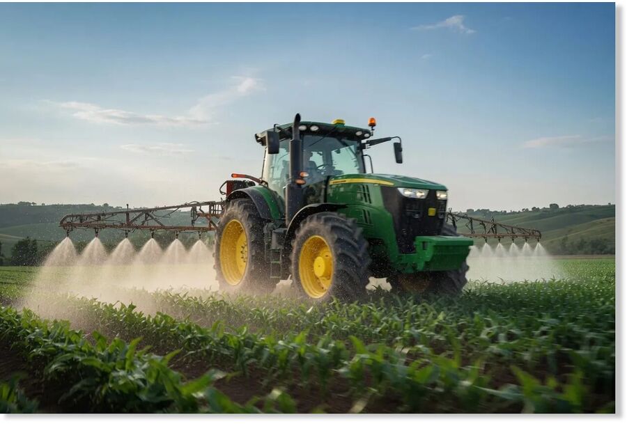glyphosate spraying