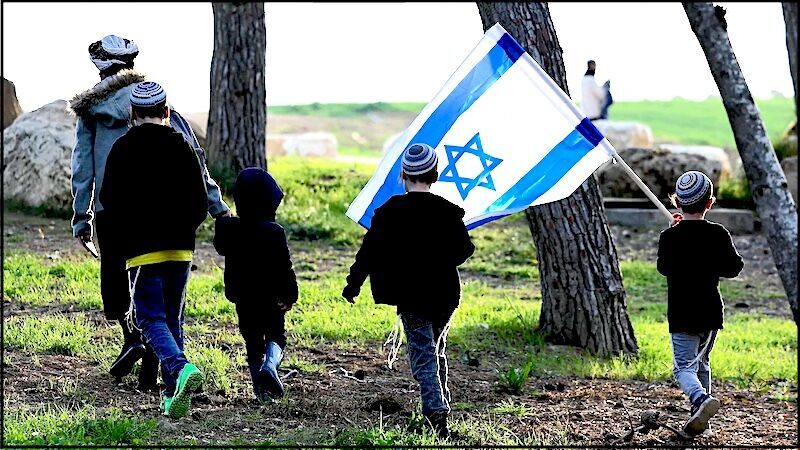 Israeli kids and adult