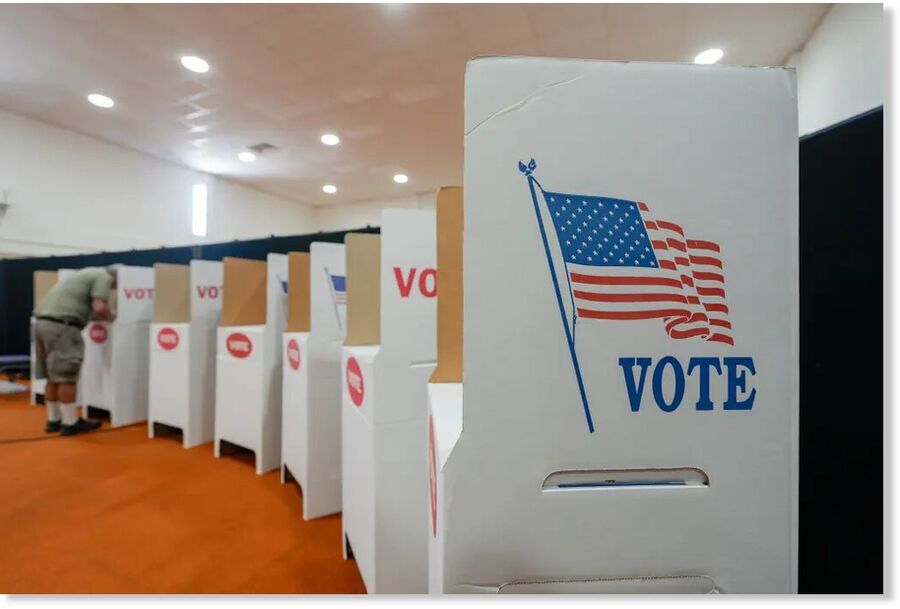 Click to enlarge voting booth
