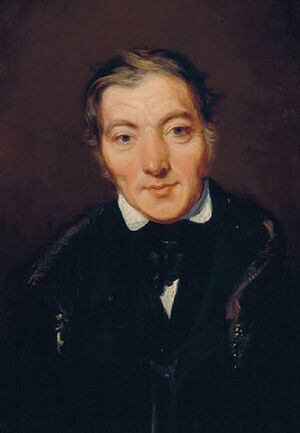 Portrait of Robert Owen - by William Henry Brooke (1834)