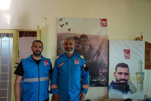 Click to enlarge Nabatieh Ambulance Service paramedics