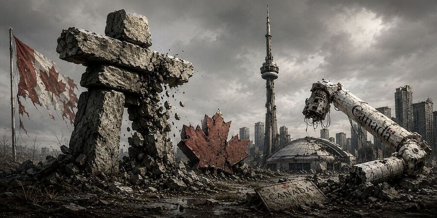 Click to enlarge canada destroyed liberals downfall graphic
