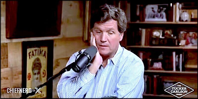 Tucker Carlson (looks tuckered!)