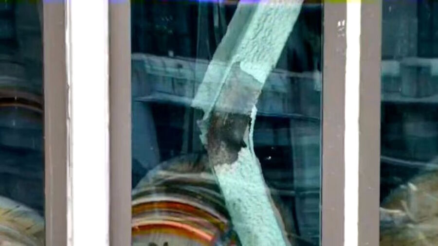 Click to enlarge buckled ibeam structural damage nyc