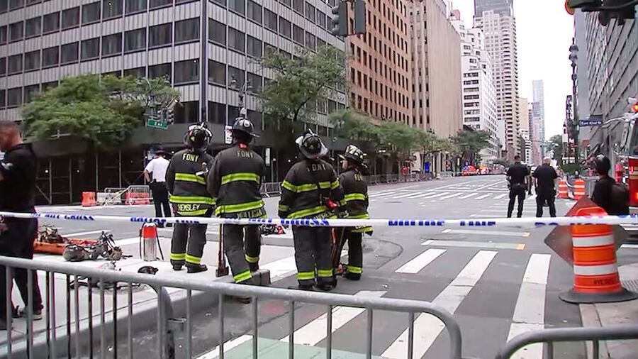 Click to enlarge police fire manhatten dangerous building structural