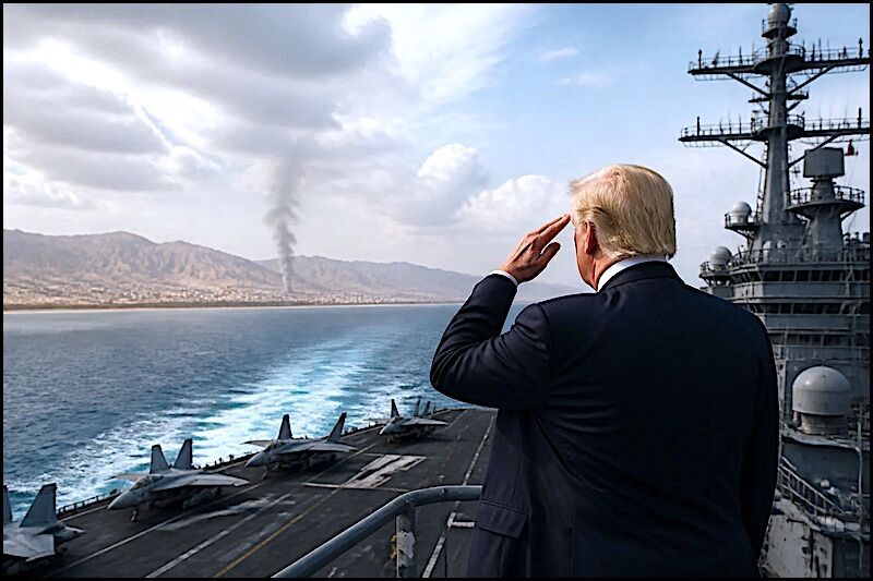 Click to enlarge Trump Salute