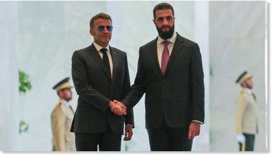 macron damascus