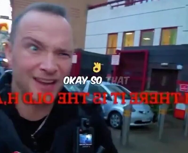Click to enlarge britain police harrass public