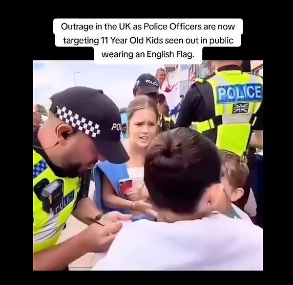 Click to enlarge british police harrass children
