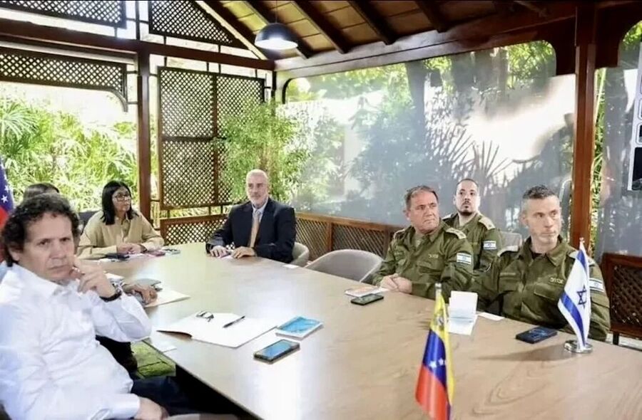 venezuela israel Delcy Rodríguez aid earthquake meeting