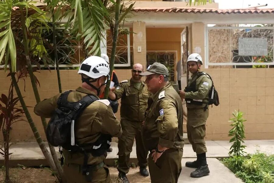 idf venezuela earthquake relief covert operations embedding