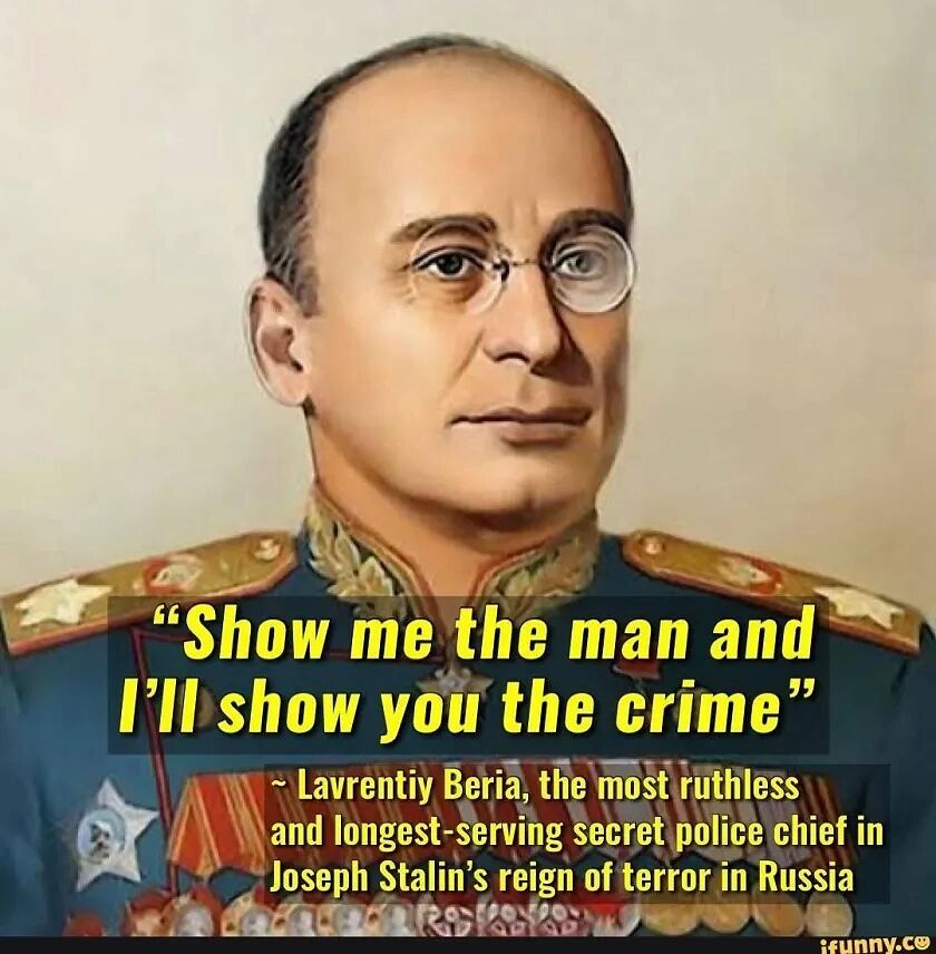 Click to enlarge beria soviet terror stalin show man crime