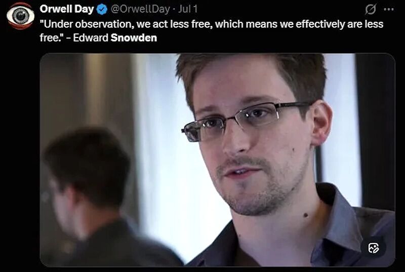 Click to enlarge snowden quote privacy survelliance