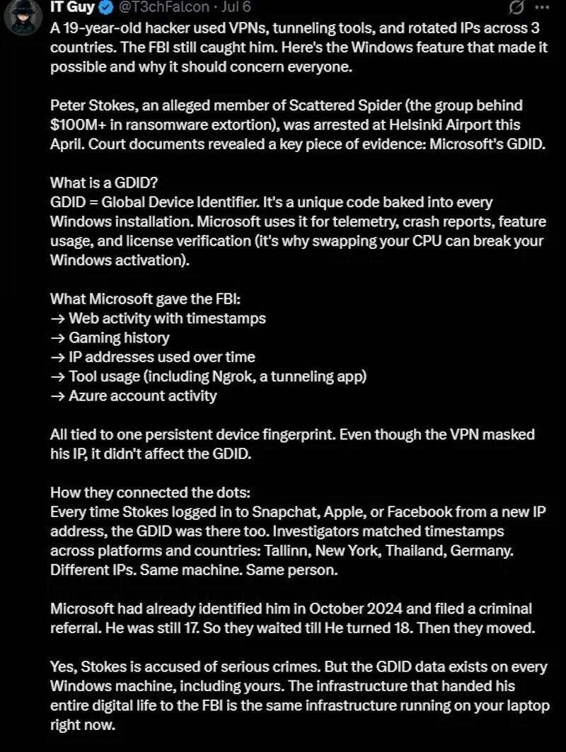 Click to enlarge survelliance laptop microsoft privacy google keylogger gdid