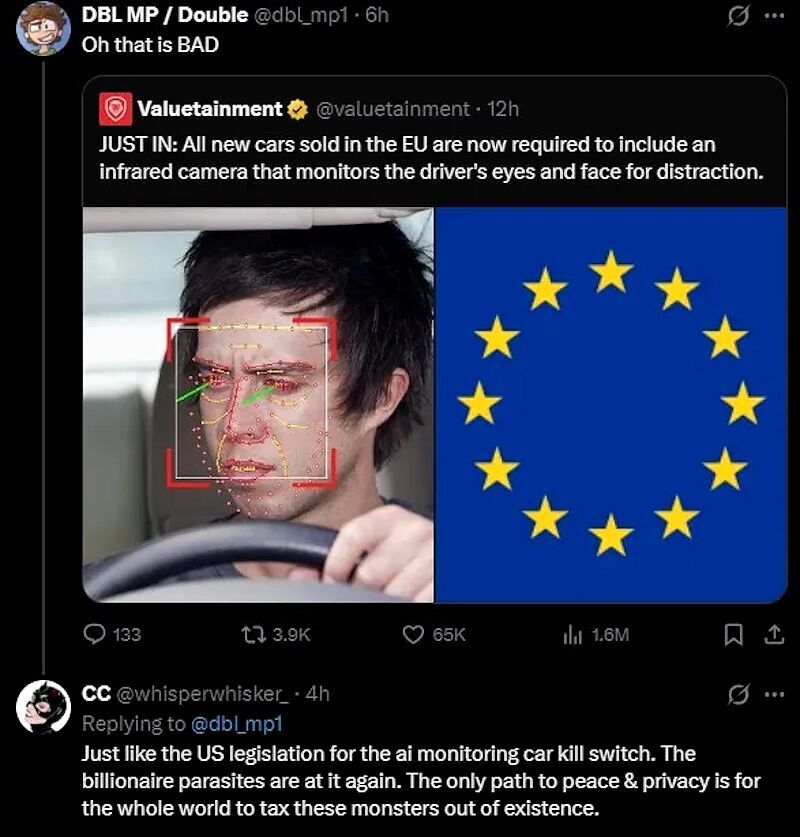 Click to enlarge cars facial recognition surveillaince eu privacy kill switch