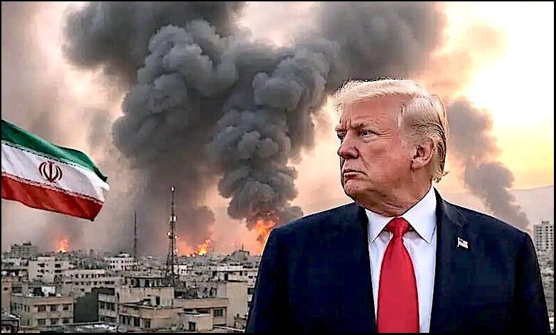 Click to enlarge Trump Iran bombing background