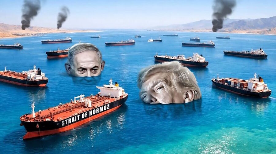 Click to enlarge graphic trump netanyahu hormuz ships tankers