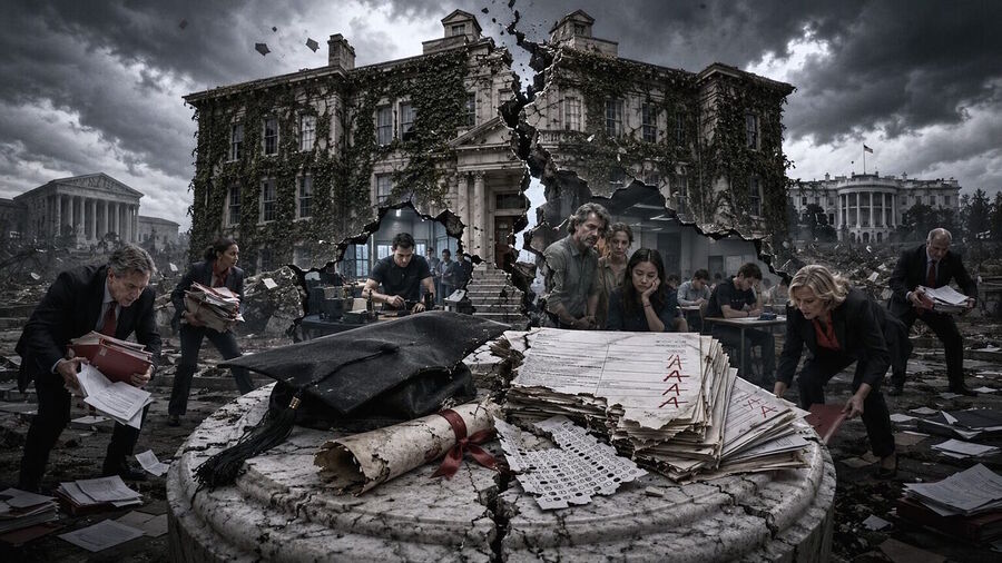 Click to enlarge higher education collapse SAT scores grade inflation