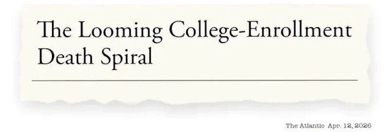 Click to enlarge college enrollment drops
