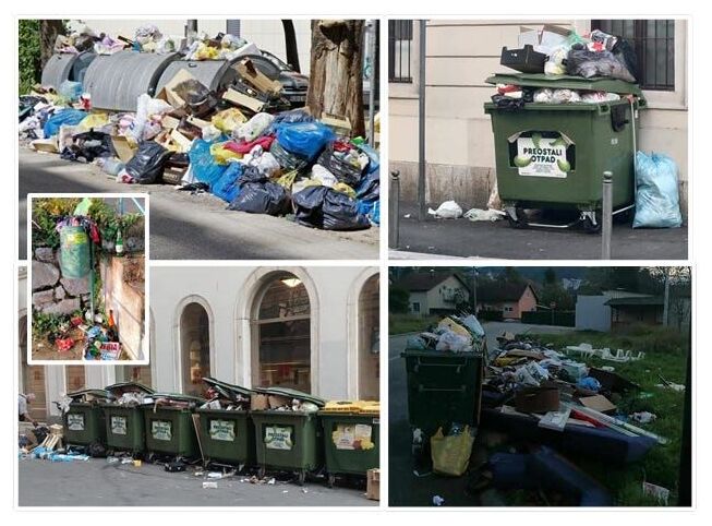 Click to enlarge Trash in Rijeka