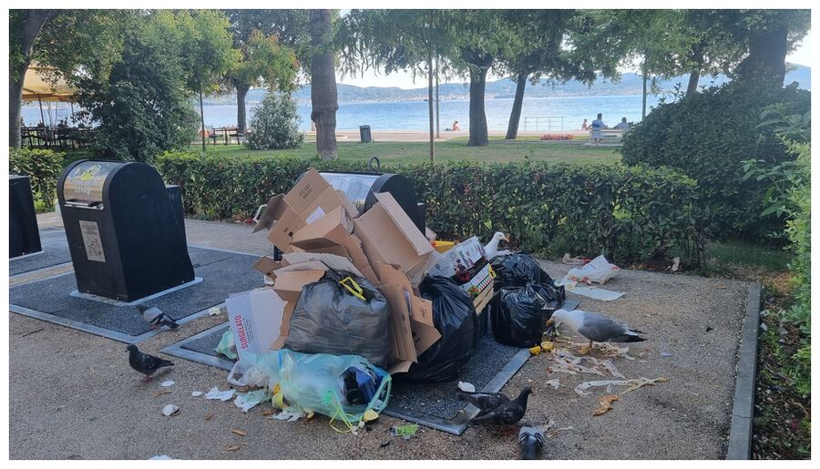 Click to enlarge Trash collection