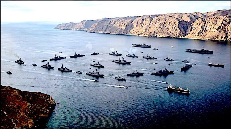 Click to enlarge Ships awaiting passage Hormuz