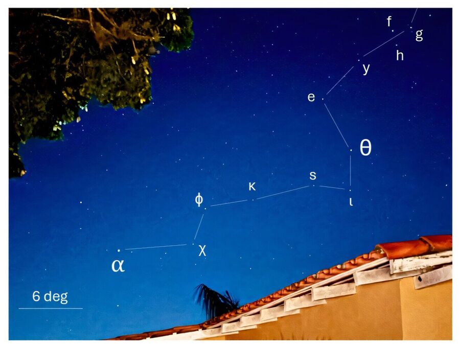 Click to enlarge Eridanus constellation