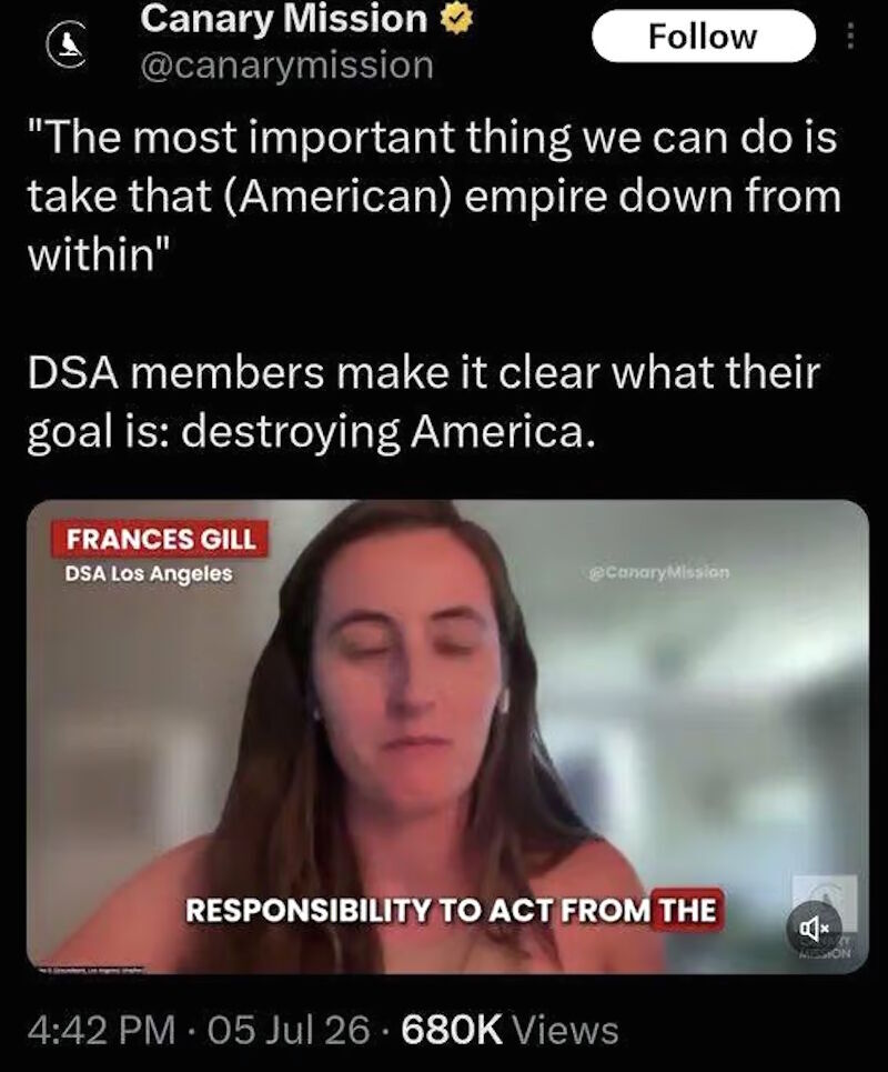 Click to enlarge Emma Vigeland democratic socialist