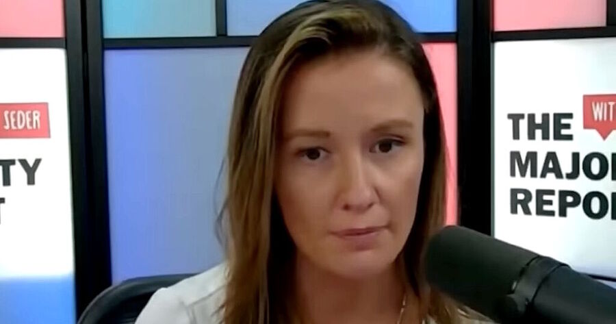 Click to enlarge Far-left podcaster and Democratic Socialists of America Emma Vigeland