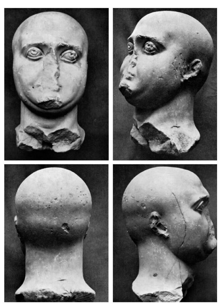 Click to enlarge Portrait of the bald figure identified as Narses