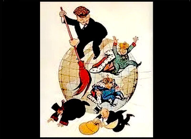 Click to enlarge Lenin sweeps
