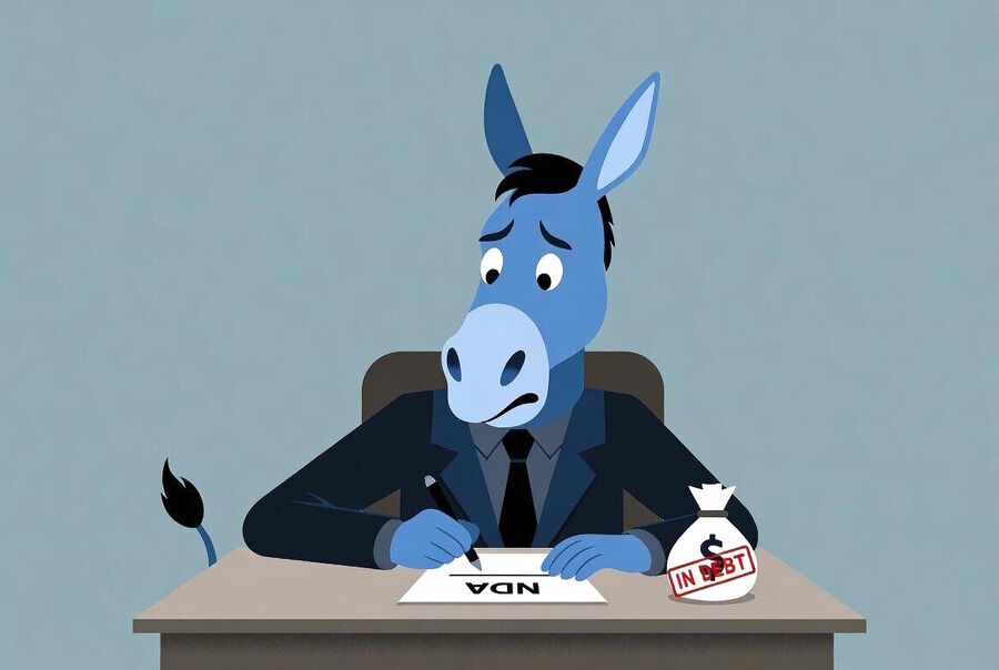 democrats no money non disclosure debt