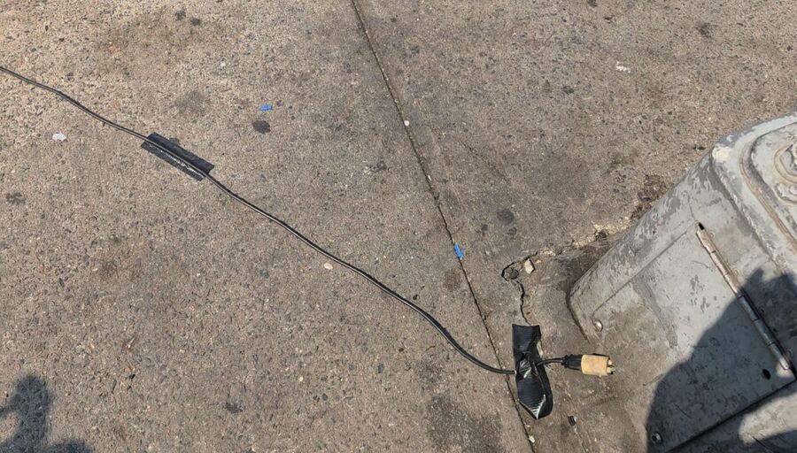 homeless camp steal electricity nyc