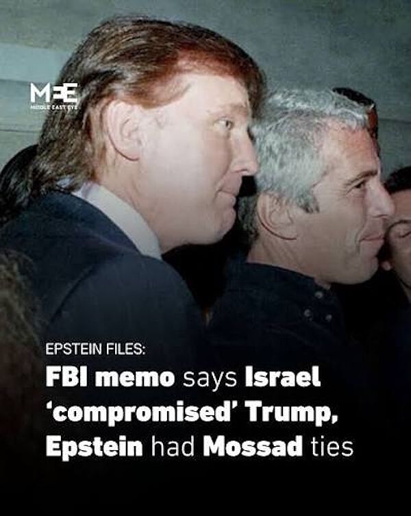 israel compromise trump epstein files mossad